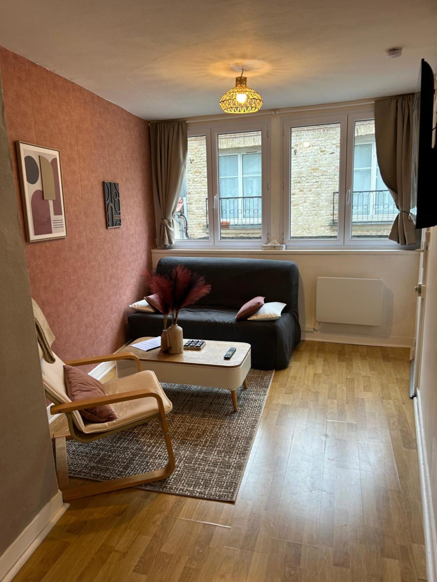 Dieppe F2 Pour 4 Personnes Emplacement Ideal 2 Min A Pied De La Plage Et Des Boutiques Екстер'єр фото